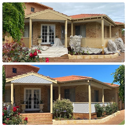 Colourific painting in henderson before vs after