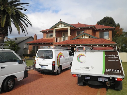 Colourific painters working in north coogee